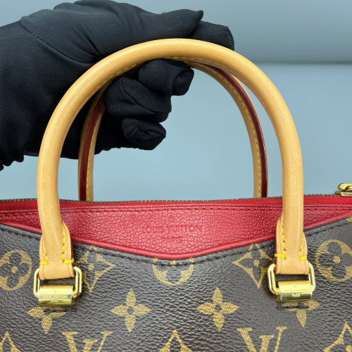 Louis Vuitton Pallas BB Monogram Brown Red