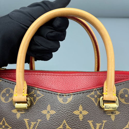 Louis Vuitton Pallas BB Monogram Brown Red