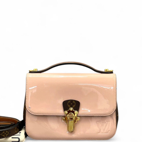 Louis Vuitton Cherrywood BB Vernis Monogram Pink Brown