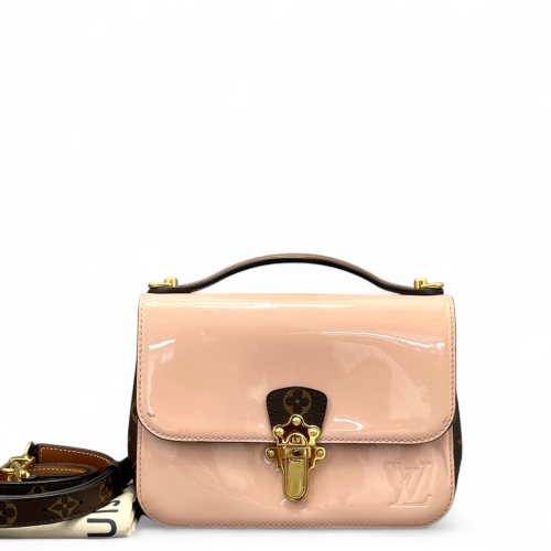 Louis Vuitton Cherrywood BB Vernis Monogram Pink Brown