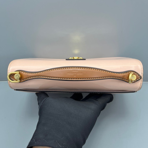 Louis Vuitton Cherrywood BB Vernis Monogram Pink Brown