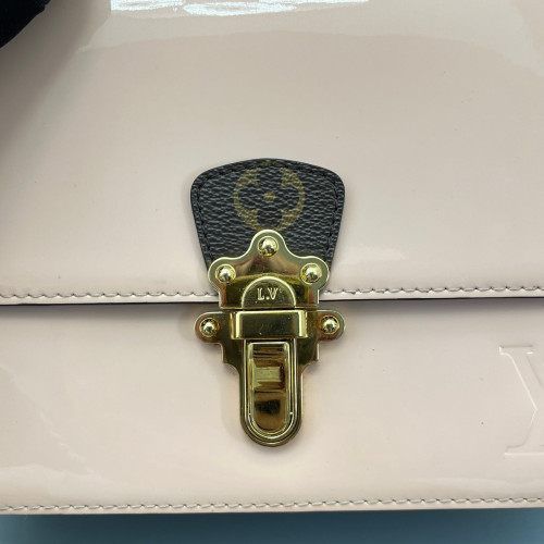 Louis Vuitton Cherrywood BB Vernis Monogram Pink Brown
