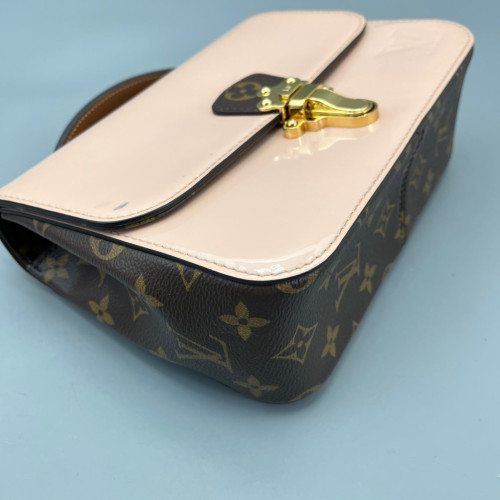Louis Vuitton Cherrywood BB Vernis Monogram Pink Brown