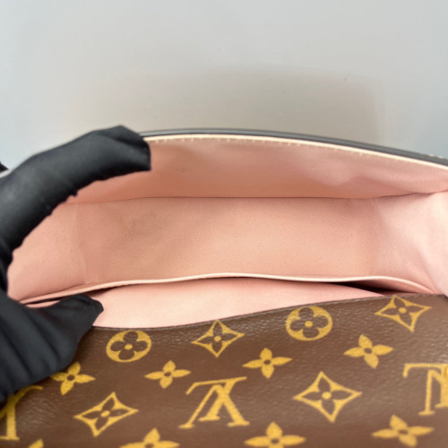 Louis Vuitton Cherrywood BB Vernis Monogram Pink Brown