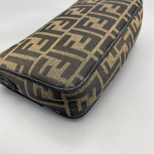 Fendi Mini Baguette Zucca Brown Dark Brown