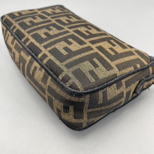 Fendi Mini Baguette Zucca Brown Dark Brown