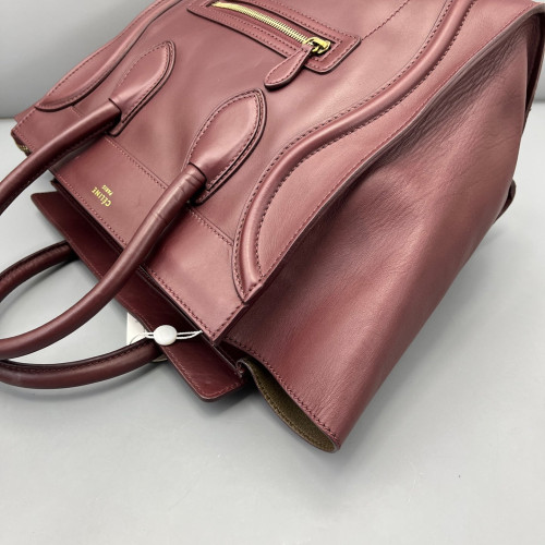 Celine Mini Luggage Calfskin Azalea