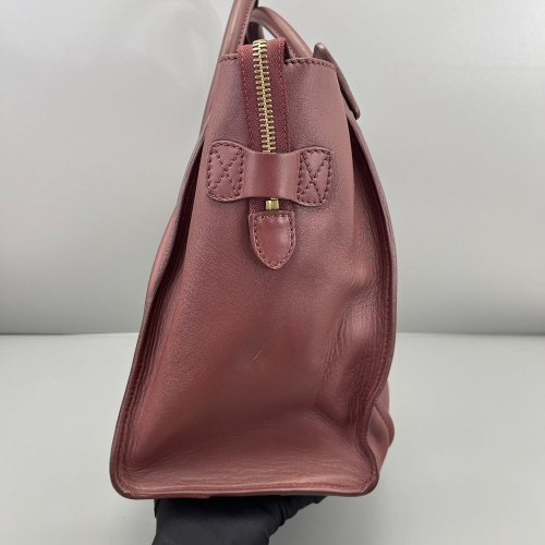 Celine Mini Luggage Calfskin Azalea