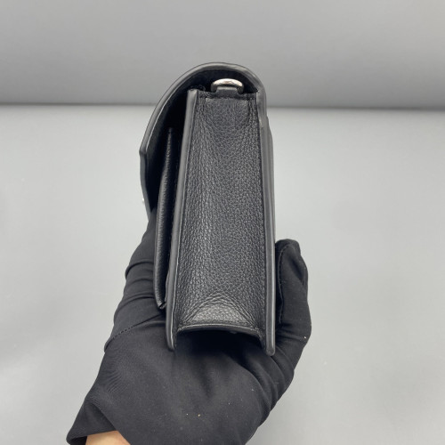 Louis Vuitton Mylockme Chain Pochette Calfskin Black