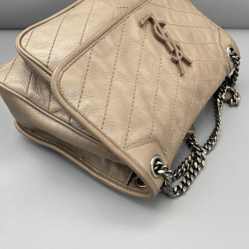 Yves Saint Laurent Medium Niki Chain Calfskin Dark Deige