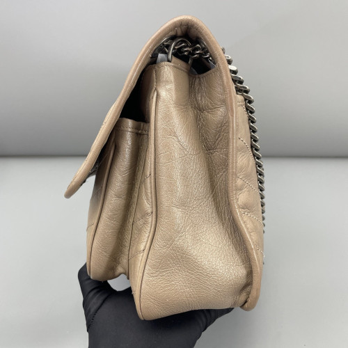 Yves Saint Laurent Medium Niki Chain Calfskin Dark Deige