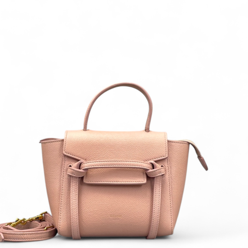 Celine Pico Belt Bag Grained Calfskin Pink