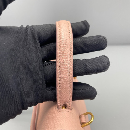 Celine Pico Belt Bag Grained Calfskin Pink