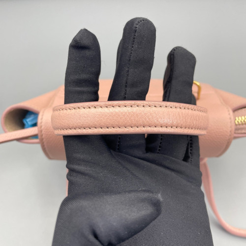 Celine Pico Belt Bag Grained Calfskin Pink