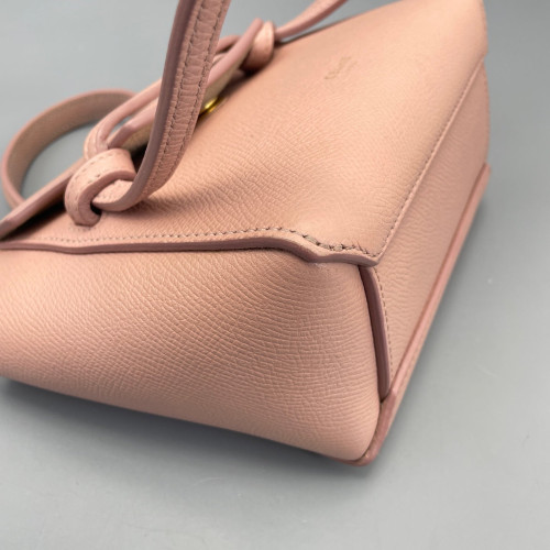 Celine Pico Belt Bag Grained Calfskin Pink