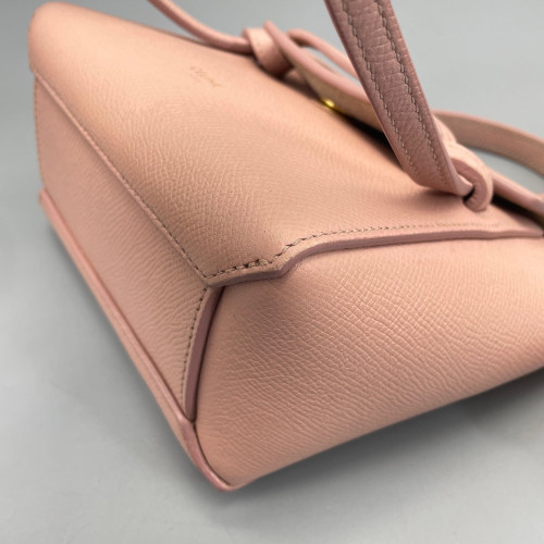 Celine Pico Belt Bag Grained Calfskin Pink