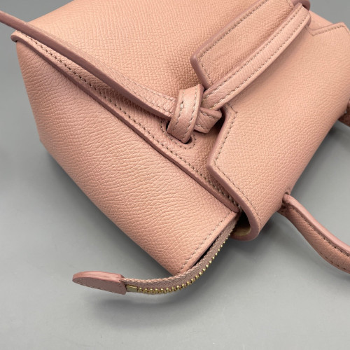 Celine Pico Belt Bag Grained Calfskin Pink