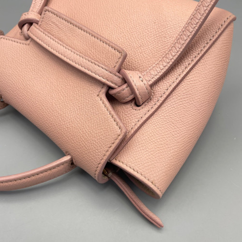 Celine Pico Belt Bag Grained Calfskin Pink