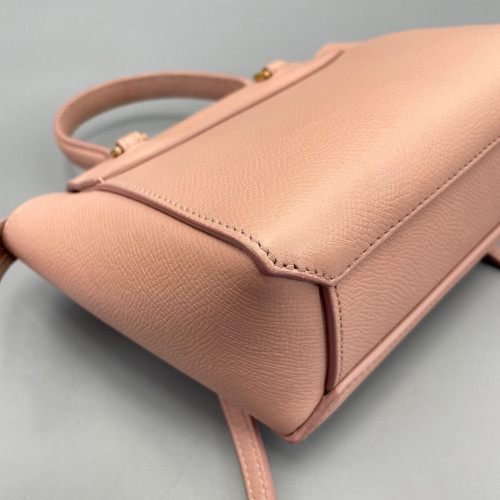Celine Pico Belt Bag Grained Calfskin Pink
