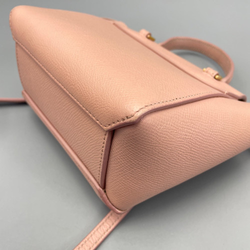 Celine Pico Belt Bag Grained Calfskin Pink