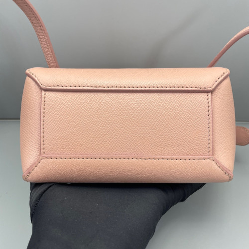 Celine Pico Belt Bag Grained Calfskin Pink