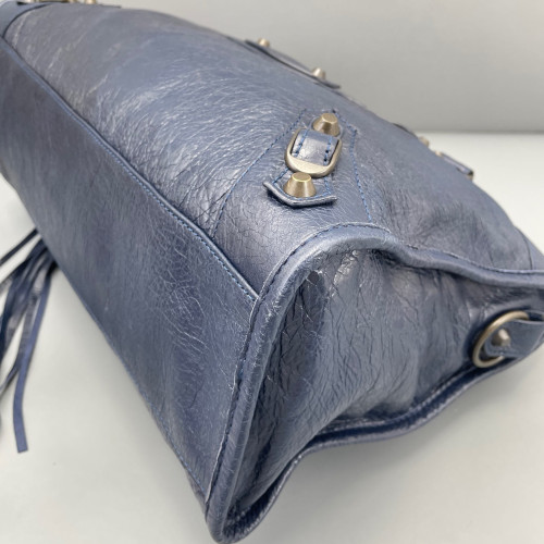 Balenciaga Medium City Arena Lambskin Blue Balenciaga Medium City Arena Lambskin Blue