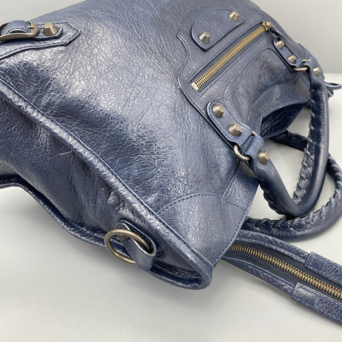 Balenciaga Medium City Arena Lambskin Blue Balenciaga Medium City Arena Lambskin Blue