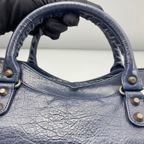 Balenciaga Medium City Arena Lambskin Blue Balenciaga Medium City Arena Lambskin Blue