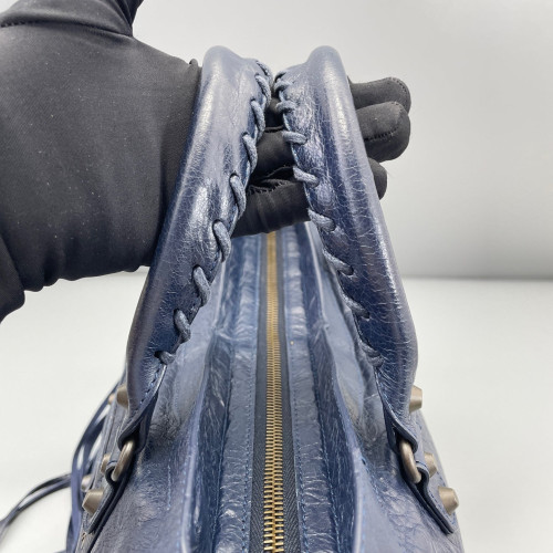 Balenciaga Medium City Arena Lambskin Blue Balenciaga Medium City Arena Lambskin Blue