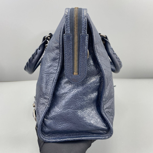 Balenciaga Medium City Arena Lambskin Blue Balenciaga Medium City Arena Lambskin Blue