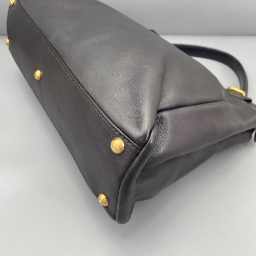 Fendi Peekaboo Iconic Medium Calfskin Black Fendi Peekaboo Iconic Medium Calfskin Black