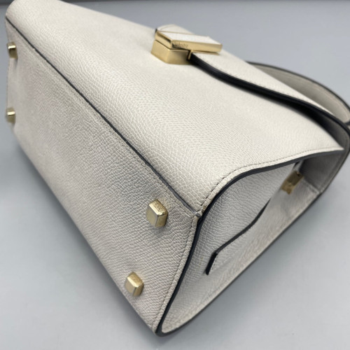 Valextra Two-Way Bag Calfskin Light Grey Valextra Two-Way Bag Calfskin Light Grey