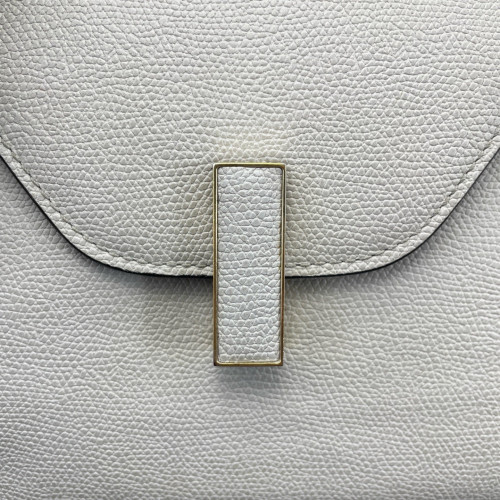 Valextra Two-Way Bag Calfskin Light Grey Valextra Two-Way Bag Calfskin Light Grey