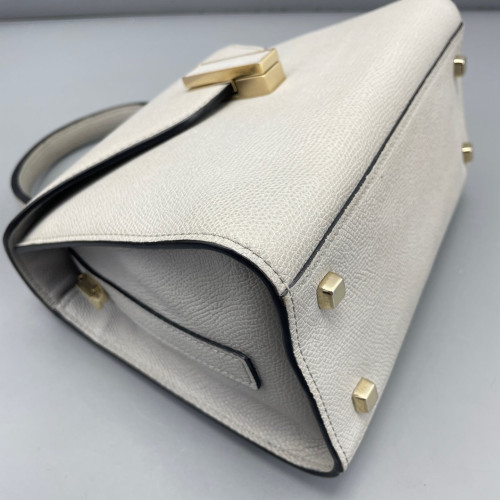 Valextra Two-Way Bag Calfskin Light Grey Valextra Two-Way Bag Calfskin Light Grey