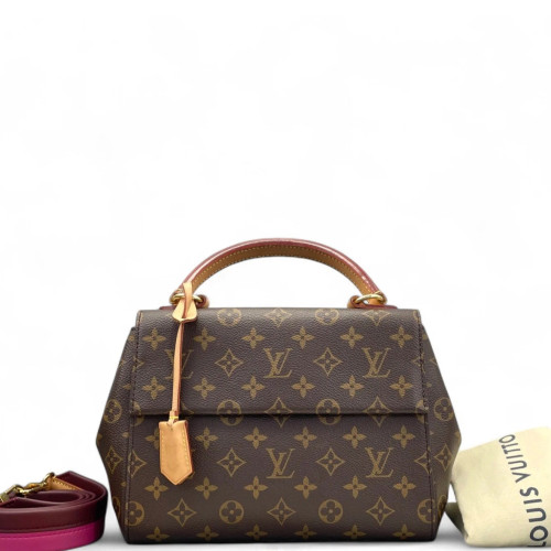Louis Vuitton Cluny Bb Monogram Brown Red