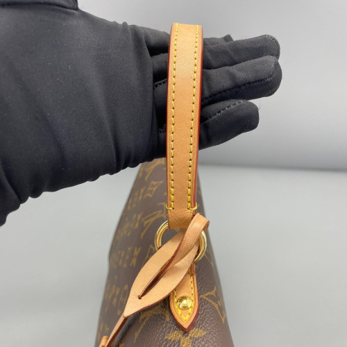 Louis Vuitton Cluny Bb Monogram Brown Red