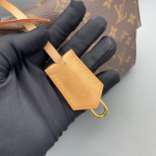 Louis Vuitton Cluny Bb Monogram Brown Red