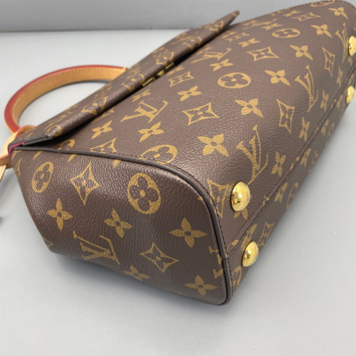 Louis Vuitton Cluny Bb Monogram Brown Red