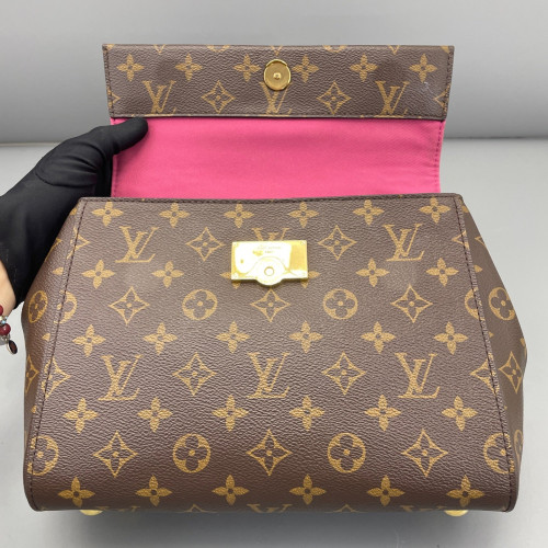Louis Vuitton Cluny Bb Monogram Brown Red
