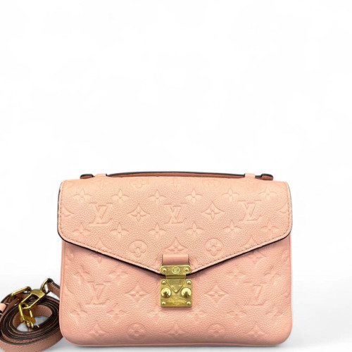 Louis Vuitton Pochette Metis Monogram Empreinte Pink Louis Vuitton Pochette Metis Monogram Empreinte Pink