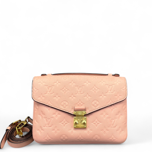 Louis Vuitton Pochette Metis Monogram Empreinte Pink Louis Vuitton Pochette Metis Monogram Empreinte Pink