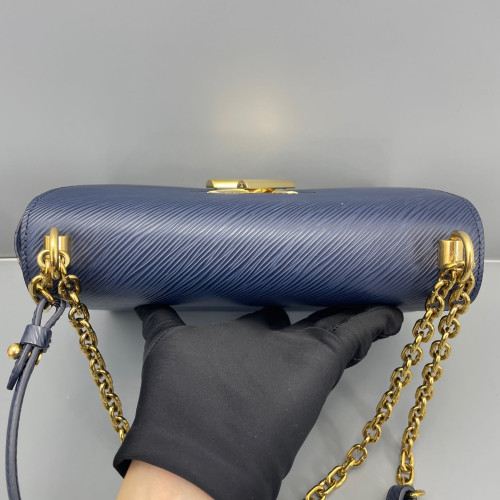 Louis Vuitton Twist MM Epi Blue Louis Vuitton Twist MM Epi Blue
