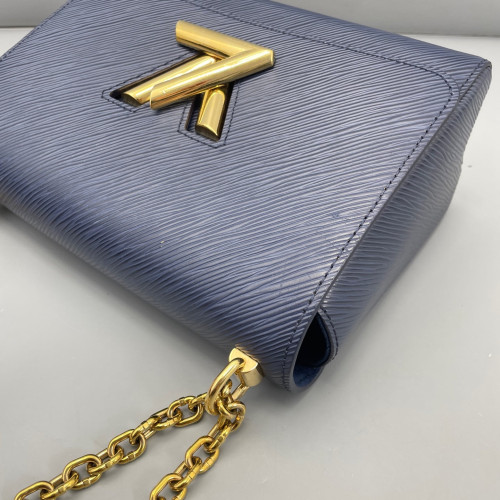 Louis Vuitton Twist MM Epi Blue Louis Vuitton Twist MM Epi Blue