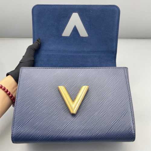 Louis Vuitton Twist MM Epi Blue Louis Vuitton Twist MM Epi Blue