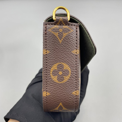 Louis Vuitton Felicie Strap & Go Monogram Brown Green