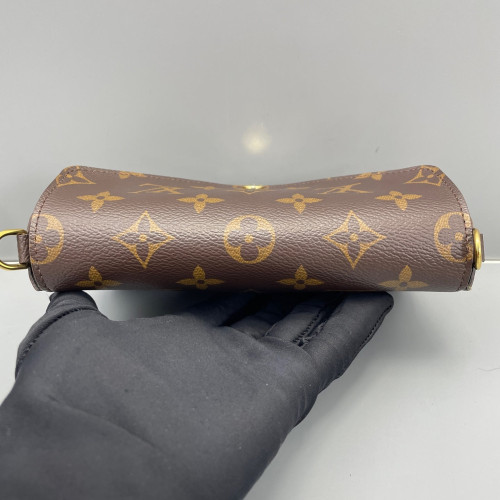 Louis Vuitton Felicie Strap & Go Monogram Brown Green