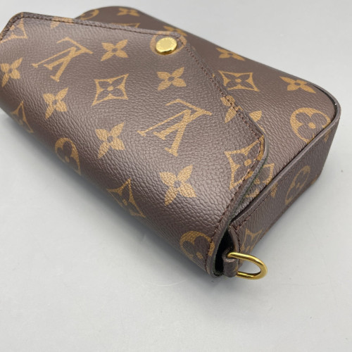 Louis Vuitton Felicie Strap & Go Monogram Brown Green