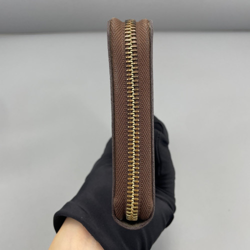 Louis Vuitton Zippy Organizer Damier Ebene Brown