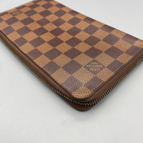 Louis Vuitton Zippy Organizer Damier Ebene Brown