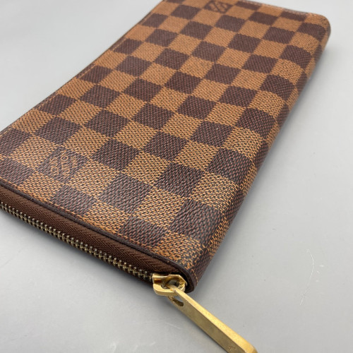 Louis Vuitton Zippy Organizer Damier Ebene Brown